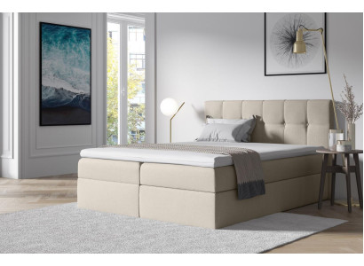 Stoff Boxspringbett Textil Design Doppel Hotel Schlafzimmer Modern Bett Betten