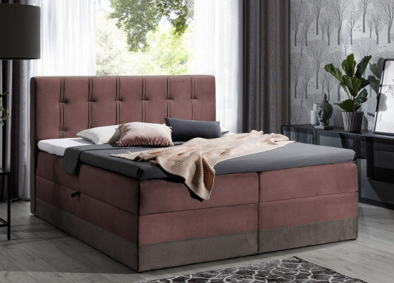 Boxspringbett Möbel Doppel Hotel 180x200 Schlafzimmer Bett mit Bettkasten Neu