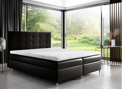 Doppel Hotel Modern Bett Schlafzimmer Betten Design Boxspringbett Bettkasten Neu