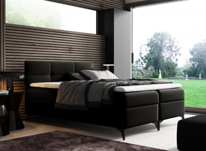 Bett mit Bettkasten 180x200 Boxspringbett Design Doppel Hotel Modern Betten Neu