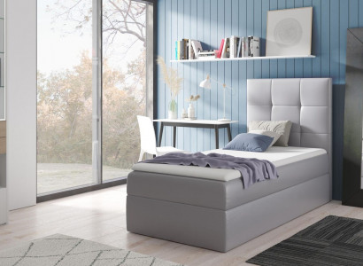 Jugendbett Schlafzimmer Design Hotel Modern Bett Bettkasten Boxspringbett 90 cm