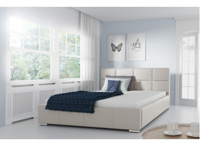 Doppel Bett Gepolsterte Betten Lederbett Design Luxus Möbel 200x200 Bettrahmen