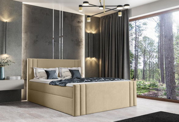 Bett Schlafzimmer Betten Polster Design Doppel Luxus 180x200 Boxspring Neu