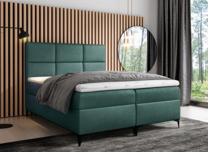 Boxspringbett Textil Design Doppel Hotel Modern Bett Schlafzimmer Betten 200x200