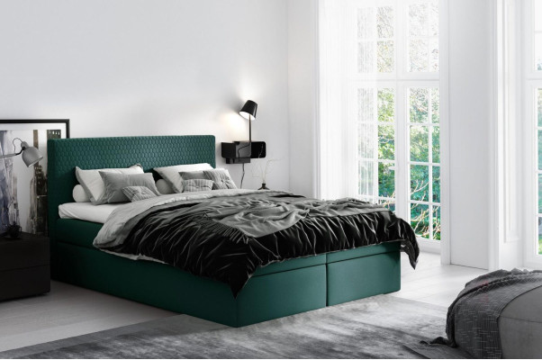 Boxspringbett Textil Design Doppel Hotel Modern Bett Schlafzimmer Betten 160x200