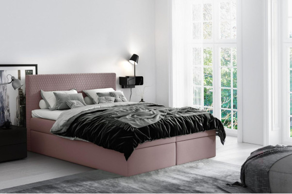 Boxspringbett Textil Design Doppel Hotel Modern Bett Schlafzimmer Betten 160x200