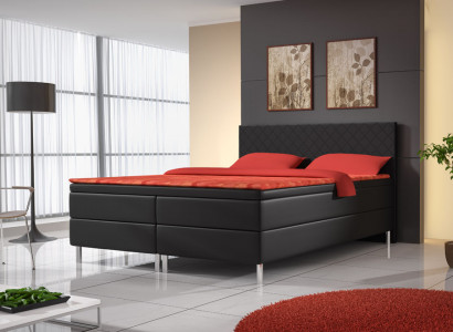 Polsterbett Betten Bett Polster Kunstleder Designer Hotel Doppel Luxus Design