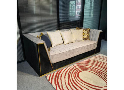 Medusa Sofa Couch Dreisitzer Couchen Polster Möbel Wohnzimmer Stoff