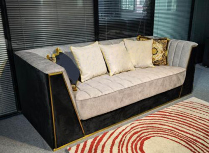 Medusa Sofa Couch Dreisitzer Couchen Polster Möbel Wohnzimmer Stoff