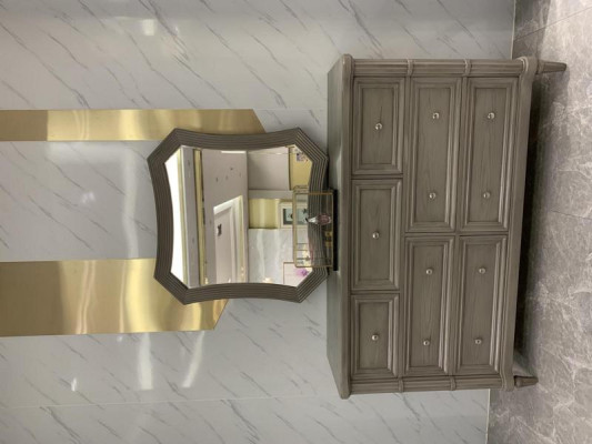 Luxus Kommode Spiegel Style Design Möbel Modern Schlafzimmer Kommode neu braun