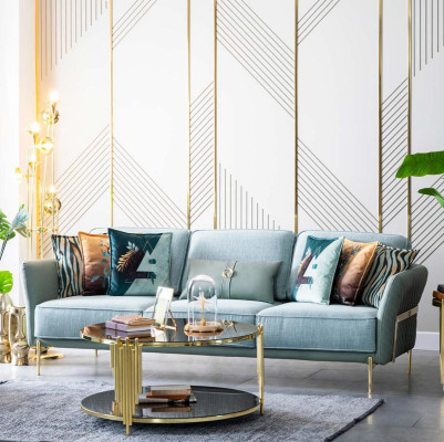 Verstellbare Multifunktion Couch Sofa Dreisitzer Couchen Design Sofas Weiß