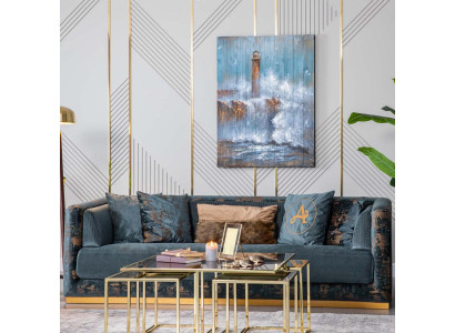 Turkis Dreisitzer Couch Sofa Möbel Polster Einrichtung Couchen Sofas Neu