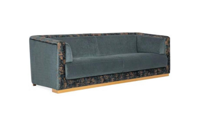 Grüne Dreisitzer Couch Sofa Möbel Polster Einrichtung Couchen Sofas Neu