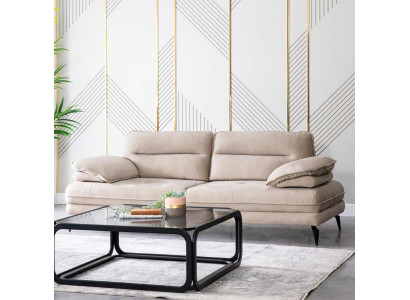 Bequeme Sofa Couch Dreisitzer Italienisches Design Luxus Couchen Möbel