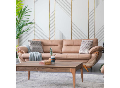 Schlafsofa Couch Klappsofa Dreisitzer Couchen Sofa Bettfunktion Stoff