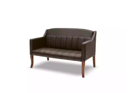 Arbeitszimmer Sofa Zweisitzer Textil Office Moderne Büroeinrichtung