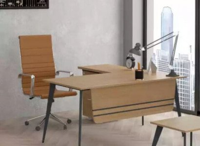 Büro Holzmöbel Eckschreibtisch Designer Arbeitstisch Office Tisch