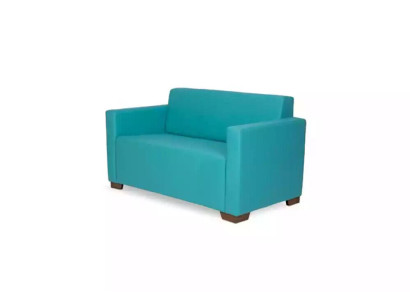 Türkis Zweisitzer Polstermöbel Arbeitszimmer Modernes Sofa Luxus Couch
