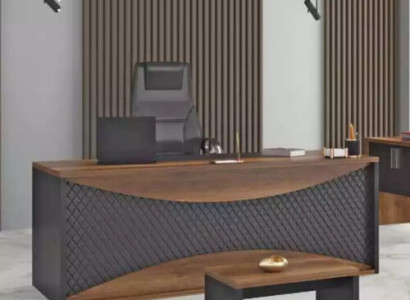 Brauner Schreibtisch Tische Büro Tisch Chefschreibtisch 200x90