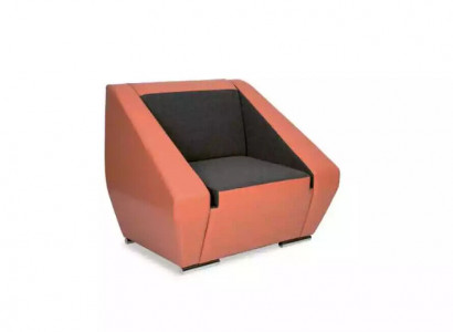 Oranger Luxus Sessel arbeitszimmer Polstermöbel Designer Bürosessel