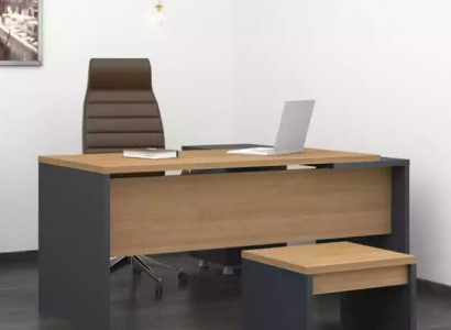 Eckschreibtisch Büro Möbel Holz Tisch Arbeitstisch Bürotisch Office