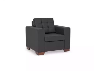Sessel Büromöbel Luxus Schwarz Sitz Modern Polstersessel Arbeitzimmer