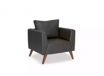 Schwarz Sessel Design Polster Sitz Arbeitszimmer Büro Office Neu