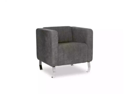 Grau Sessel Modern Design Möbel Arbeitszimmer Neu Büro Textil
