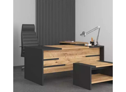 Modern Design Schreibtisch Büro Möbel Holz Tisch Neu Office Cheftische