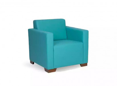 Sessel Arbeitszimmer Blau Sitz Büro Möbel Polstersessel Neu Textil