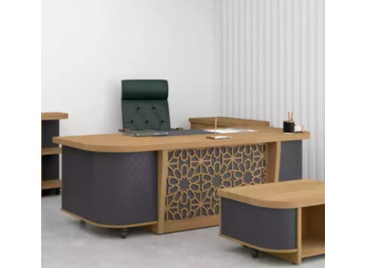 Großer Chefschreibtisch Büromöbel Arbeitszimmer Tisch Moderne Möbel