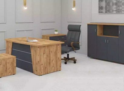 Modernes Komplettes Set Büromöbel Arbeitszimmermöbel Luxus 4tlg Set