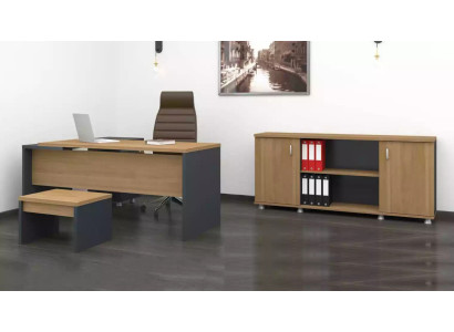Eckschreibtisch Aktenschrank Couchtisch Arbeitszimmermöbel Modern Stil