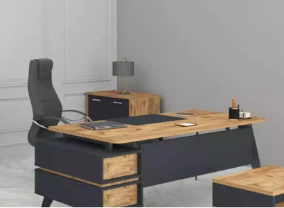 Moderner Büro Schreibtisch Cheftisch Arbeitszimmermöbel Office Design