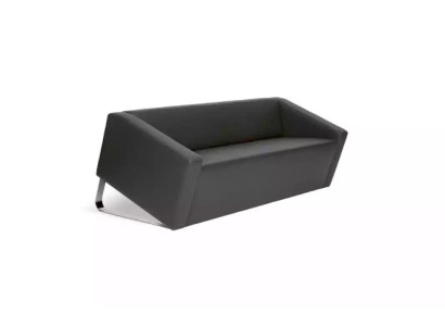 Stilvolles Sofa Büro Dreisitzer Textilcouch Wohnzimmermöbel