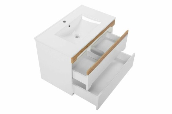 Design Badezimmer Möbel Bad 5 tlg. Set Deko Garnitur Schrank Waschbecken