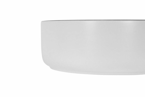 Runde Rundbecken Aufsatz waschbecken Schwarz Weiß Becken