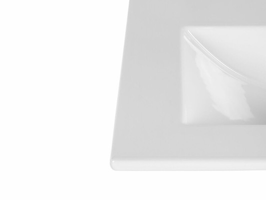 Waschtisch Einbauwaschtisch Waschbecken 60 x 46 cm weiss Badezimmer Waschschale