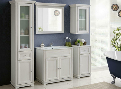 Design Möbel Badezimmer Bad Set Garnitur Waschbecken Schrank