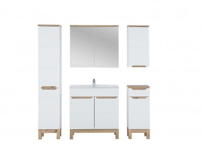 Badmöbelset Badezimmer Waschbecken Badmöbel Set 5tlg. Zimmer