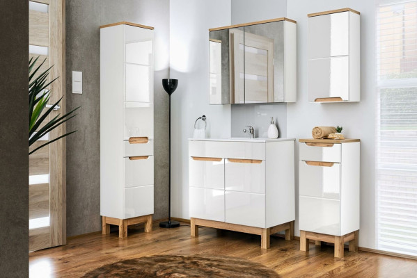 Design Badezimmer Möbel Bad Set Garnitur Dekorative Schrank Waschbecken