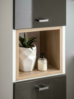 Waschplatz Badmöbel Badezimmer Eckwaschtisch Set Waschtisch