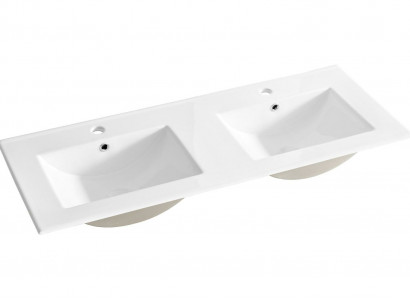 Waschtisch Keramik Doppel Handwaschbecken Badkeramik Waschtisch