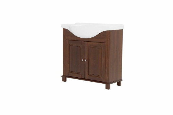 Badmöbel Waschbecken Antik Stil Becken mit Unterschrank Landhaus