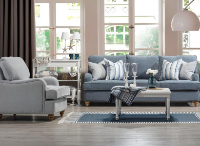 Sofagarnitur 2tlg Wohnzimmer Einrichtung Dreisitzer Sofa Luxus Sessel Neu