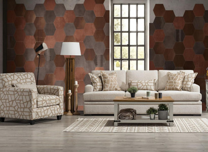 Wohnzimmer Möbel Sofagarnitur 2tlg Dreisitzer Sofa Modern Sessel Design