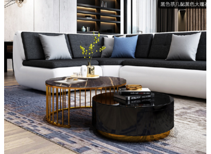 Moderne Couchtisch Einrichtung Wohnzimmer Möbel Schwarz Tische