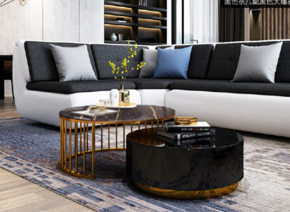 Moderne Couchtisch Einrichtung Wohnzimmer Möbel Schwarz Tische