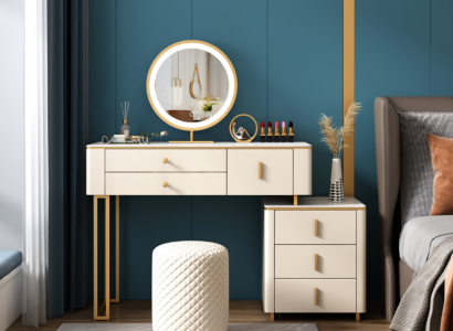 Design Luxus Tisch Konsolen Tische Holz Design Modern Schminktisch