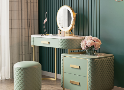 Schminktisch Design Tische Kosmetik Frisier Spiegel Konsole Schlafzimmer